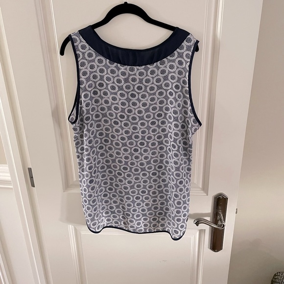 Papermoon for Stitch Fix Navy Blue & White Shell - Picture 4 of 4